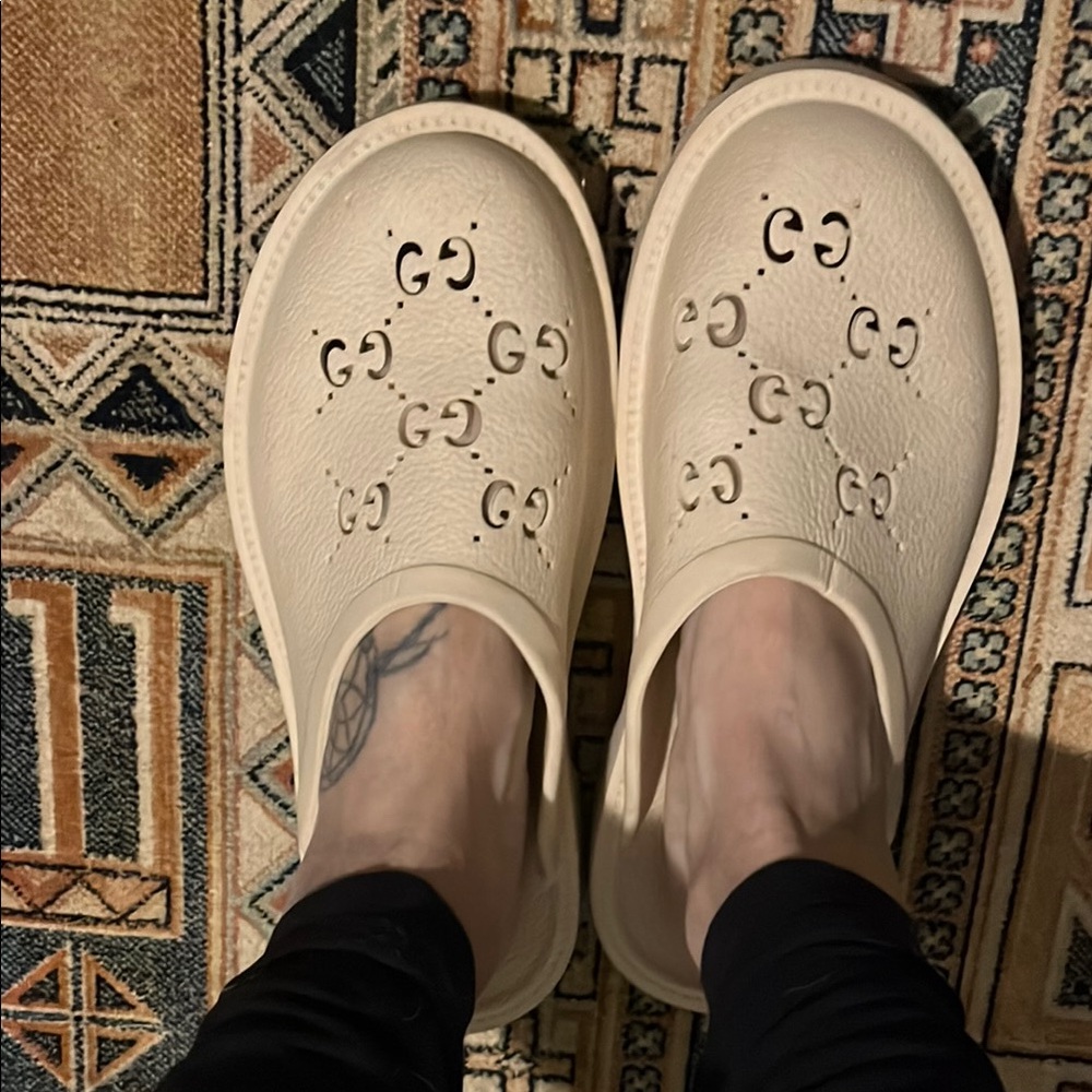 gucc inspired clogs /mules